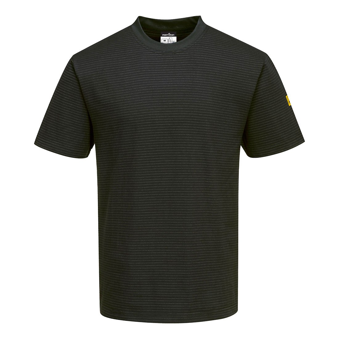 Premium Black Cotton Crew Neck T-Shirt - Regular Fit Blank Tee - t-shirts manufactured by Gold Berg Enterprises, Sialkot Pakistan (wholesale / OEM)