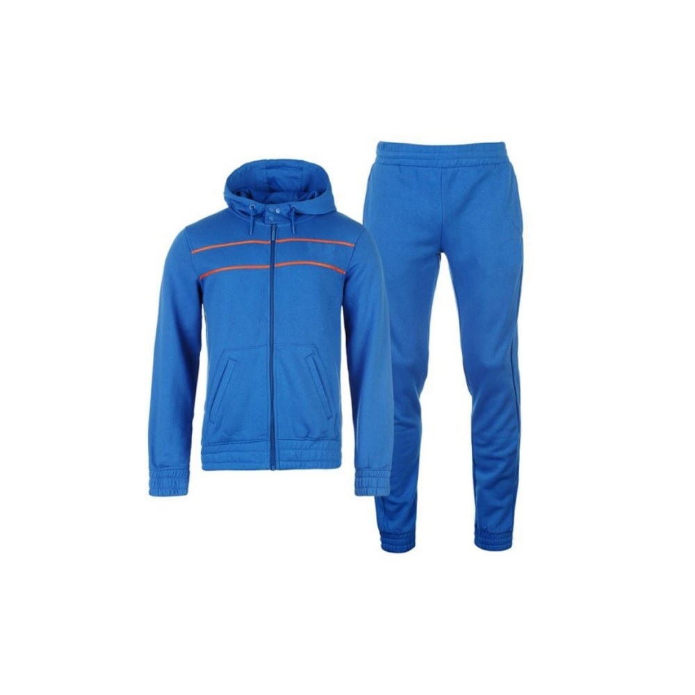 Premium Blue 2-Piece Tracksuit Set - Zip Jacket & Joggers - tracksuits and joggers manufactured by Gold Berg Enterprises, Sialkot Pakistan (wholesale / OEM)