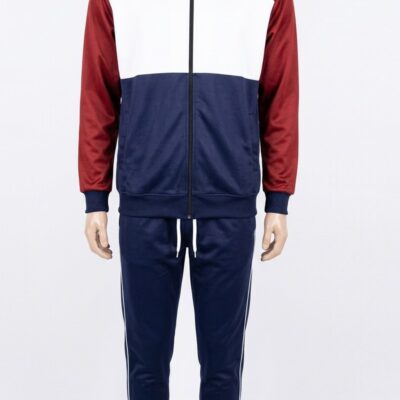 Premium Burgundy 2-Piece Tracksuit Set - Zip Jacket & Joggers - tracksuits and joggers manufactured by Gold Berg Enterprises, Sialkot Pakistan (wholesale / OEM)