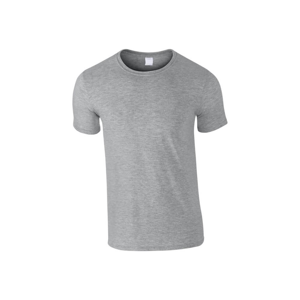 Grey Training T-Shirt - Soft Cotton Marl Crew Neck Tee - Wholesale Bulk Supply - t-shirts manufactured by Gold Berg Enterprises, Sialkot Pakistan (wholesale / OEM)