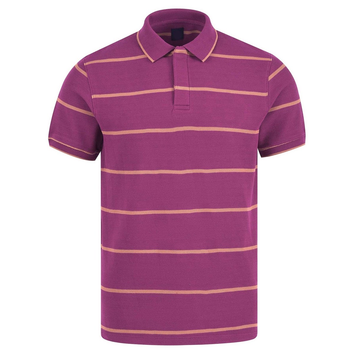 Premium Purple Short-Sleeve Performance Polo Shirt - Cotton-Rich Pique - protective sleeves manufactured by Gold Berg Enterprises, Sialkot Pakistan (wholesale / OEM)