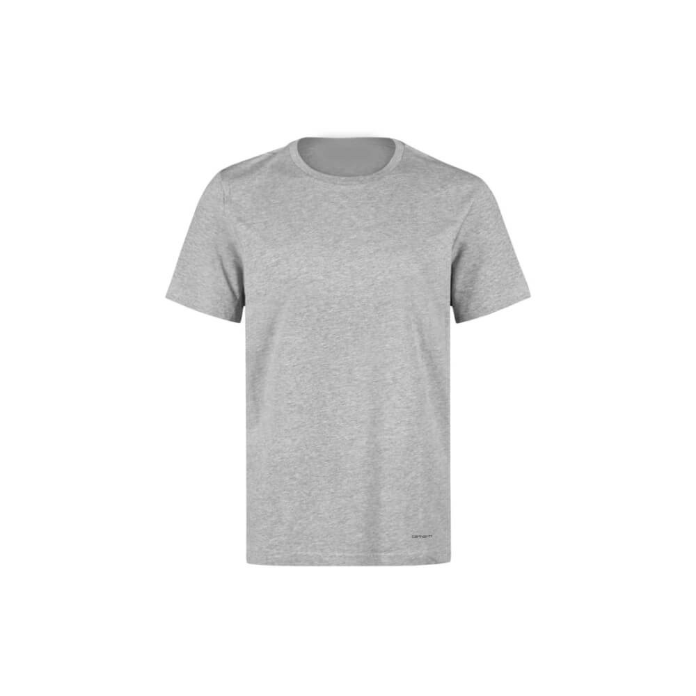 Premium Heather grey Cotton Crew Neck T-Shirt - Regular Fit Blank Tee - t-shirts manufactured by Gold Berg Enterprises, Sialkot Pakistan (wholesale / OEM)