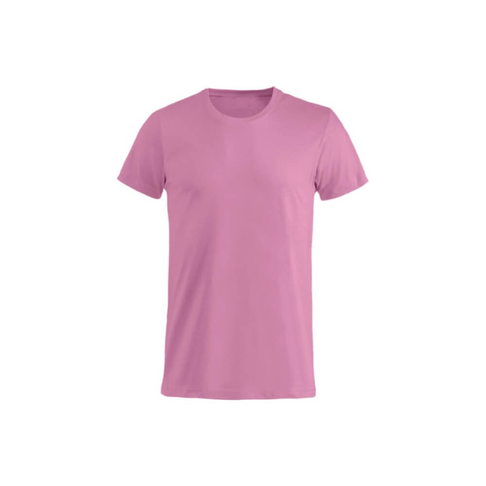 Premium Pink Cotton Crew Neck T-Shirt - Regular Fit Blank Tee - t-shirts manufactured by Gold Berg Enterprises, Sialkot Pakistan (wholesale / OEM)