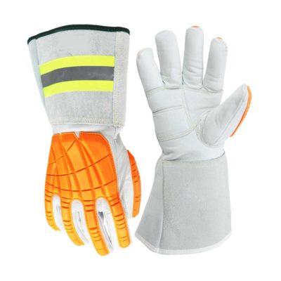 Industrial Impact Gloves - TPR Back-of-Hand Protection - impact gloves manufactured by Gold Berg Enterprises, Sialkot Pakistan (wholesale / OEM)