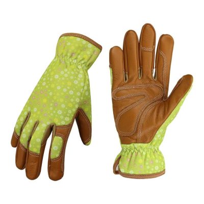 Industrial Leather Gardening Gloves - Thorn-Proof Garden Protection - gardening gloves manufactured by Gold Berg Enterprises, Sialkot Pakistan (wholesale / OEM)