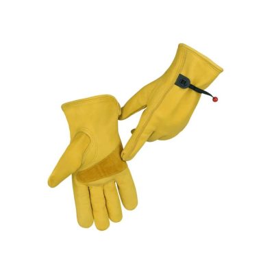 Heavy-Duty Leather Gardening Gloves - Bramble & Prune Safety - gardening gloves manufactured by Gold Berg Enterprises, Sialkot Pakistan (wholesale / OEM)