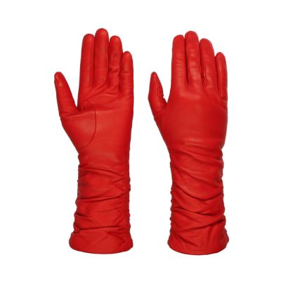 Pro-Grade Leather Long Gloves - Industrial Heat Shield - long gloves manufactured by Gold Berg Enterprises, Sialkot Pakistan (wholesale / OEM)