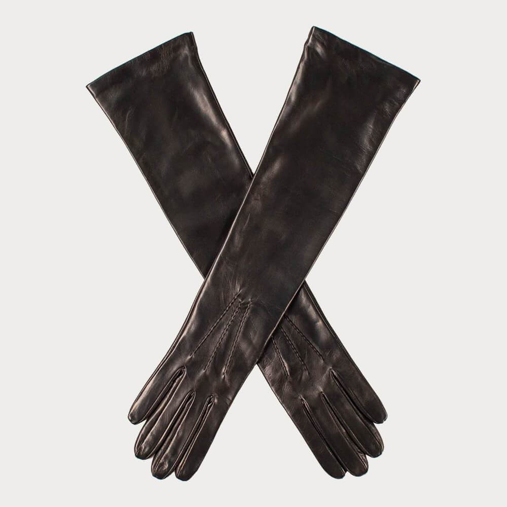 Industrial Leather Long Gloves - Extended Forearm Protection - long gloves manufactured by Gold Berg Enterprises, Sialkot Pakistan (wholesale / OEM)