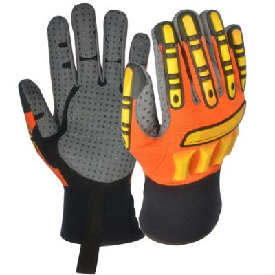 Professional Mechanics Impact Gloves - Knuckle Guard Protection - mechanics gloves manufactured by Gold Berg Enterprises, Sialkot Pakistan (wholesale / OEM)