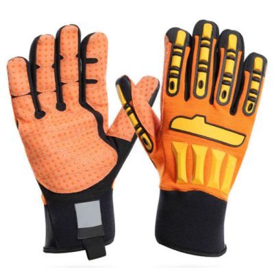 Pro-Grade Mechanics Impact Gloves - Workshop Impact Safety - mechanics gloves manufactured by Gold Berg Enterprises, Sialkot Pakistan (wholesale / OEM)