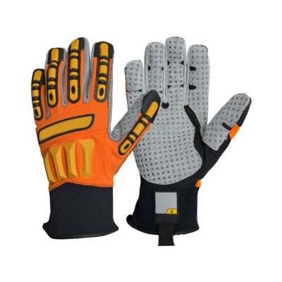 Industrial Mechanics Impact Gloves - Dexterity With Impact Armor - mechanics gloves manufactured by Gold Berg Enterprises, Sialkot Pakistan (wholesale / OEM)