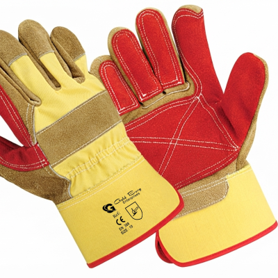 Professional Rigger Gloves - Safety Cuff Protection - rigger gloves manufactured by Gold Berg Enterprises, Sialkot Pakistan (wholesale / OEM)
