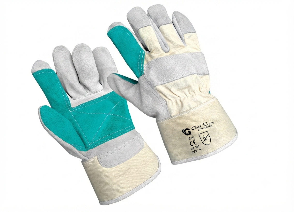 Industrial Rigger Gloves - Construction & Rigging Safety - rigger gloves manufactured by Gold Berg Enterprises, Sialkot Pakistan (wholesale / OEM)