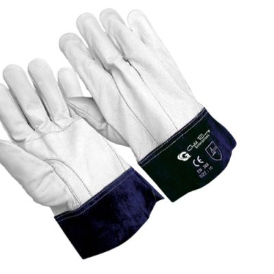 Professional Welding Gloves - Gauntlet Cuff Protection - welding gloves manufactured by Gold Berg Enterprises, Sialkot Pakistan (wholesale / OEM)