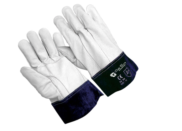 Professional Welding Gloves - Gauntlet Cuff Protection - welding gloves manufactured by Gold Berg Enterprises, Sialkot Pakistan (wholesale / OEM)