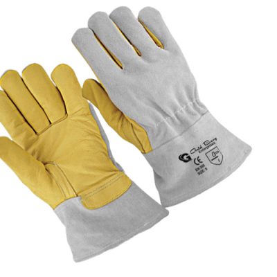 Pro-Grade Welding Gloves - EN 12477 Certified - welding gloves manufactured by Gold Berg Enterprises, Sialkot Pakistan (wholesale / OEM)