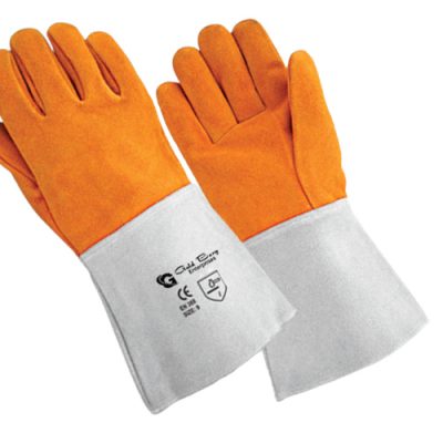 Pro-Grade Welding Gloves - EN 12477 Certified - welding gloves manufactured by Gold Berg Enterprises, Sialkot Pakistan (wholesale / OEM)