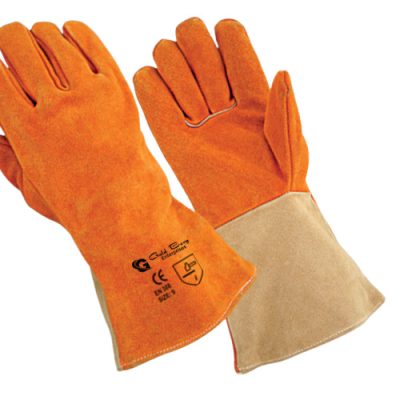 Premium Welding Gloves - Heat & Spark Resistant - welding gloves manufactured by Gold Berg Enterprises, Sialkot Pakistan (wholesale / OEM)