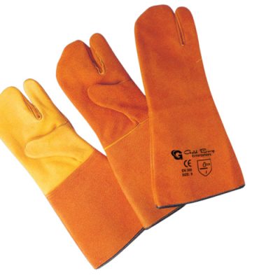 Pro-Grade Welding Gloves - EN 12477 Certified - welding gloves manufactured by Gold Berg Enterprises, Sialkot Pakistan (wholesale / OEM)