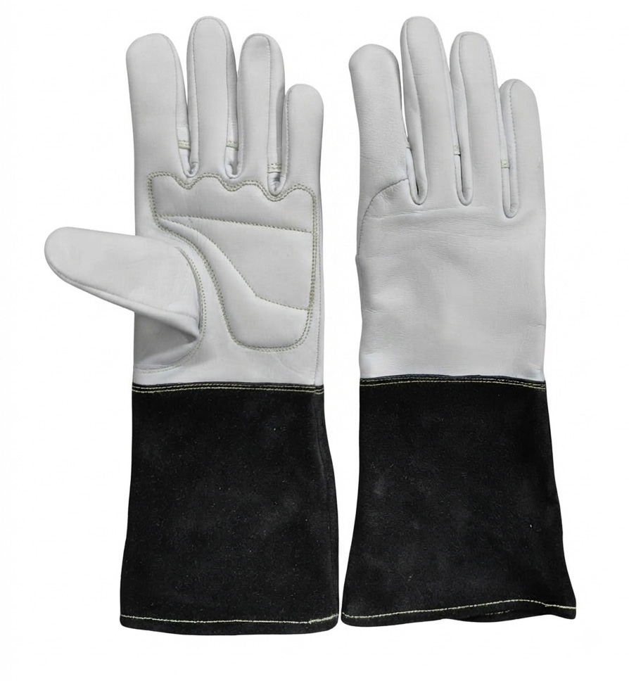 Premium Welding Gloves - Heat & Spark Resistant - welding gloves manufactured by Gold Berg Enterprises, Sialkot Pakistan (wholesale / OEM)
