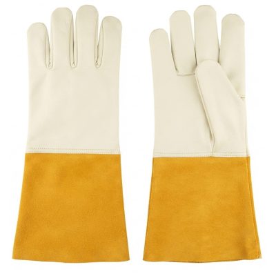 Pro-Grade Welding Gloves - EN 12477 Certified - welding gloves manufactured by Gold Berg Enterprises, Sialkot Pakistan (wholesale / OEM)