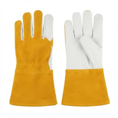 Industrial Welding Gloves - Heat & Spark Resistant - welding gloves manufactured by Gold Berg Enterprises, Sialkot Pakistan (wholesale / OEM)