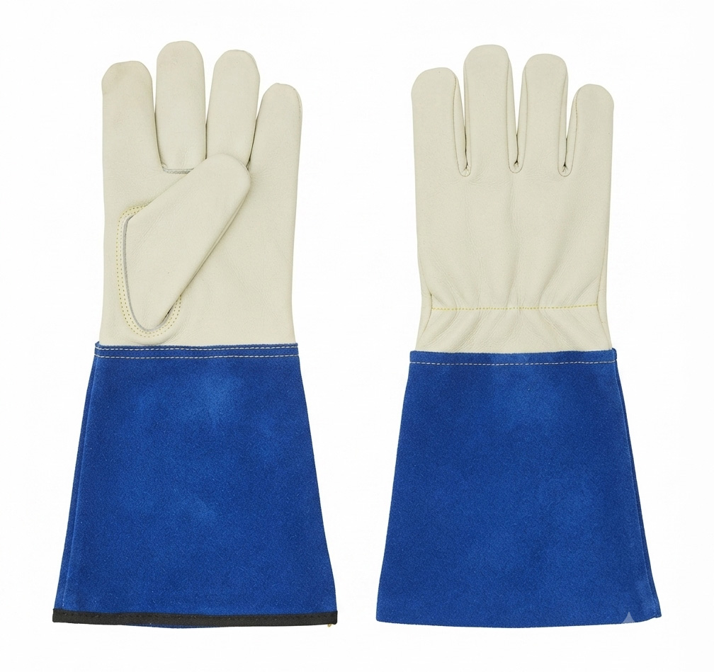 Premium Welding Gloves - Heat & Spark Resistant - welding gloves manufactured by Gold Berg Enterprises, Sialkot Pakistan (wholesale / OEM)