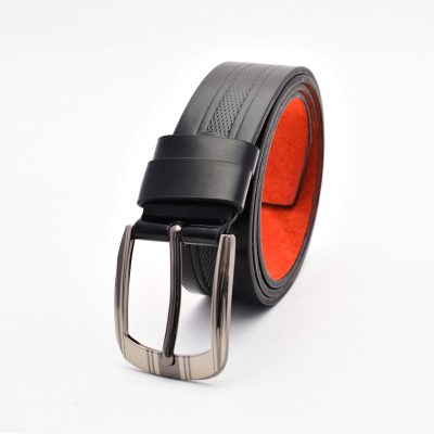 Premium Full-Grain Cowhide Leather Belts - Logo Embossed Design Export Quality - leather belts manufactured by Gold Berg Enterprises, Sialkot Pakistan (wholesale / OEM)