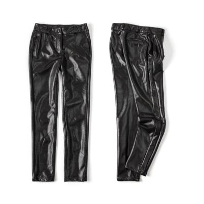 Premium Cowhide Leather Pants - Wide Leg Trouser Design Export Quality - leather pants manufactured by Gold Berg Enterprises, Sialkot Pakistan (wholesale / OEM)