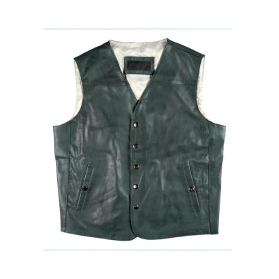 Premium Cowhide Leather Vests - Utility Pocket Design Export Quality - leather vests manufactured by Gold Berg Enterprises, Sialkot Pakistan (wholesale / OEM)