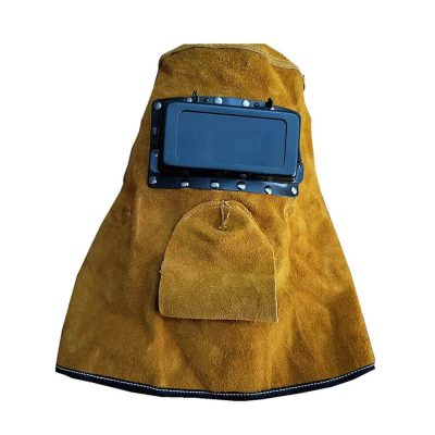 Leather Welding Bib - Full Coverage Chest Guard Export Quality - leather welding accessories manufactured by Gold Berg Enterprises, Sialkot Pakistan (wholesale / OEM)