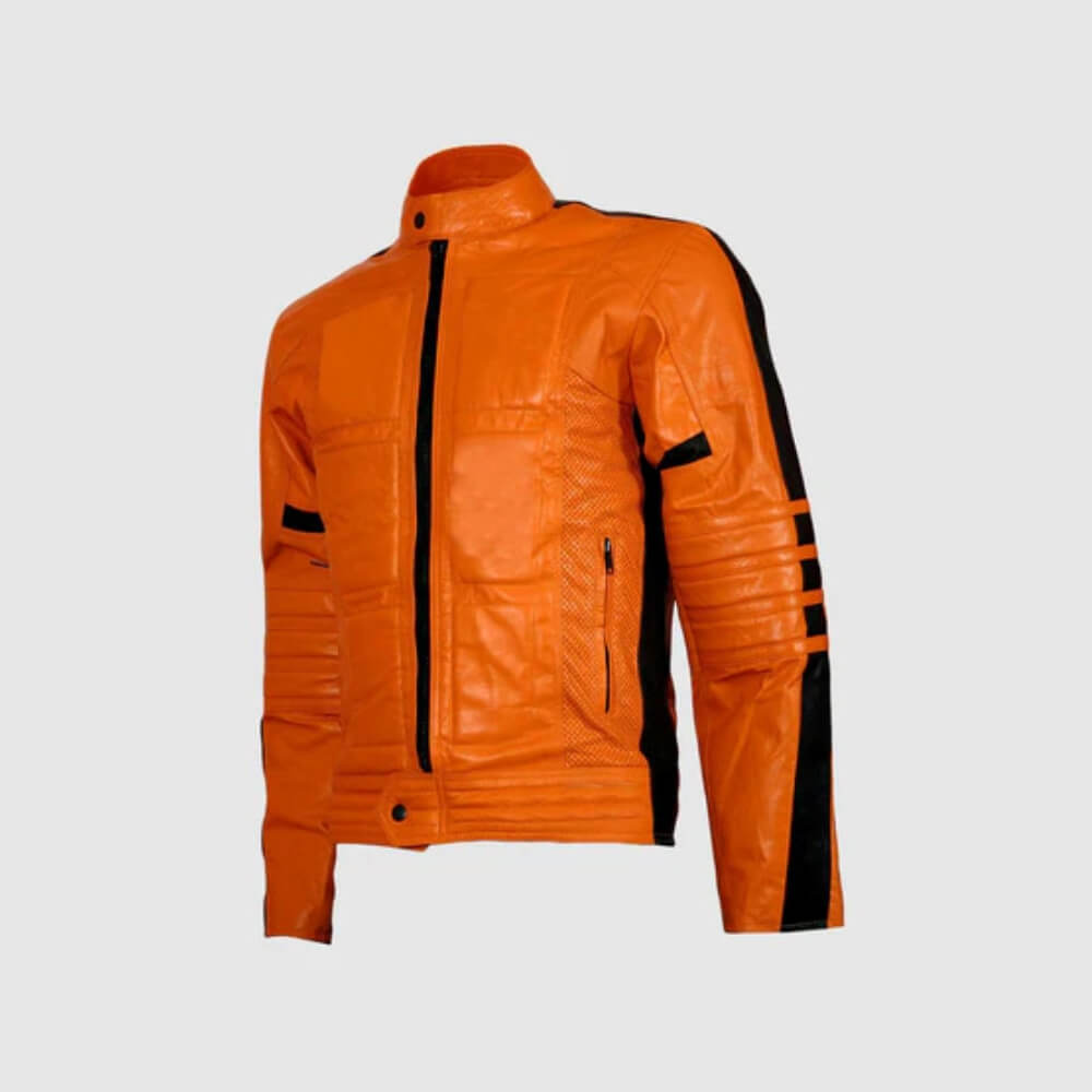 OEM leather jacket manufactured by Gold Berg Enterprises in Sialkot Pakistan
